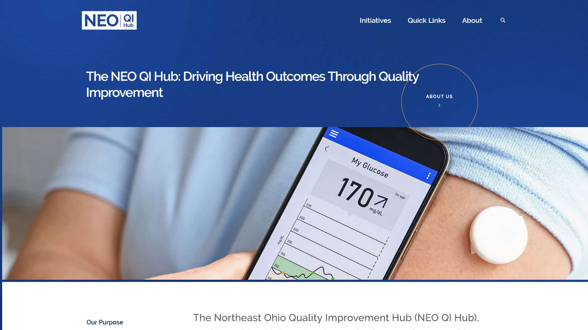 NEO QI Hub screenshot